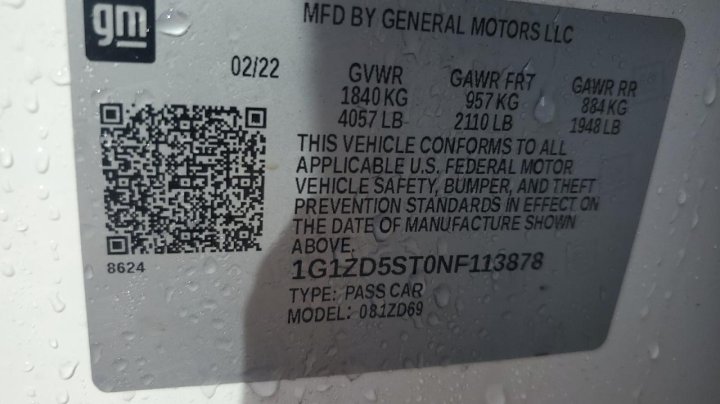 Chevrolet Malibu LT 2022