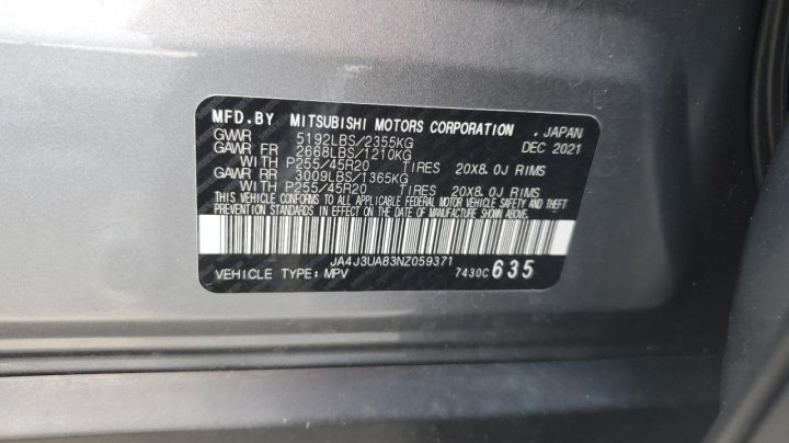 Mitsubishi Outlander SE 2022