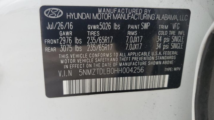 Hyundai SANTA FE SPORT  2017