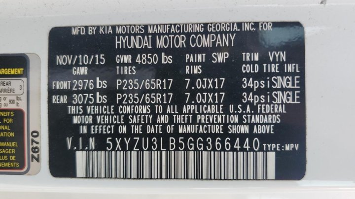 Hyundai Santa Fe  2016