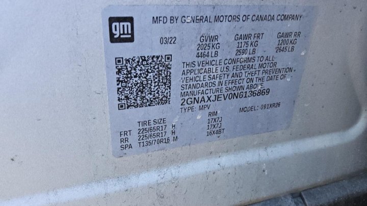 Chevrolet Equinox LT 2022