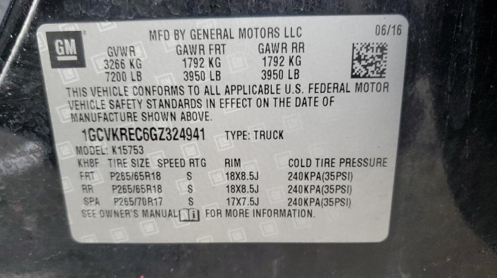 Chevrolet Silverado K1500 LT 2016