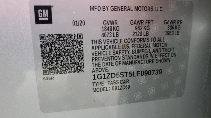 Chevrolet Malibu LT 2020