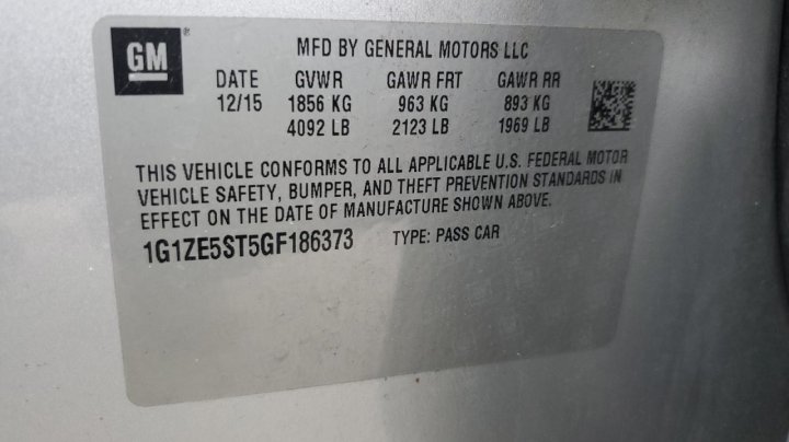 Chevrolet Malibu LT 2016