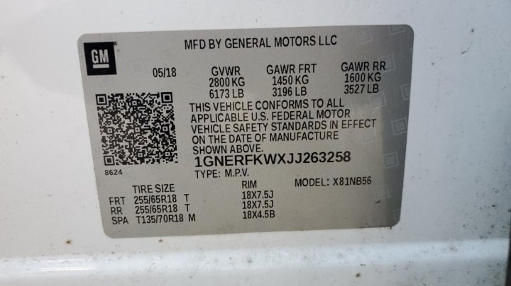 Chevrolet Traverse LS 2018