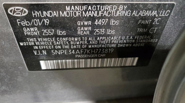Hyundai SONATA LIMITED 2019