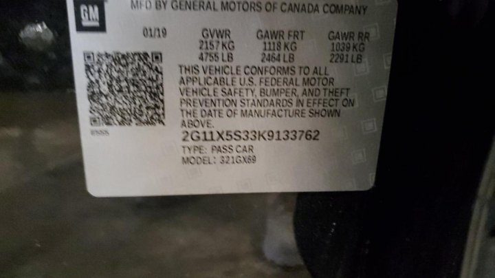 Chevrolet Impala LS 2019