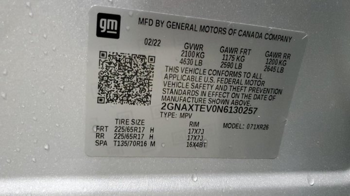 Chevrolet Equinox LT 2022