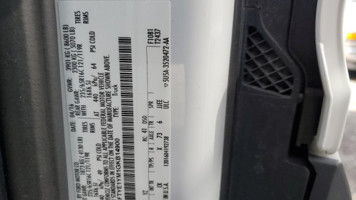 Ford TRANSIT T-150 2016