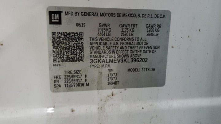 GMC TERRAIN SLE 2019