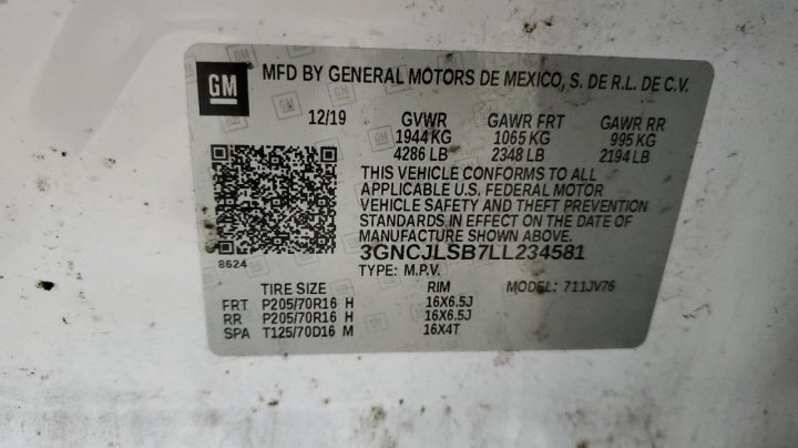 Chevrolet Trax 1LT 2020