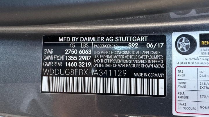 Mercedes-Benz S-Class 550 4MATIC 2017