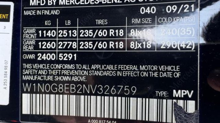 Mercedes-Benz GLC-Class 300 4MATIC 2022