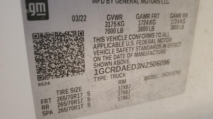 Chevrolet Silverado K1500 2022