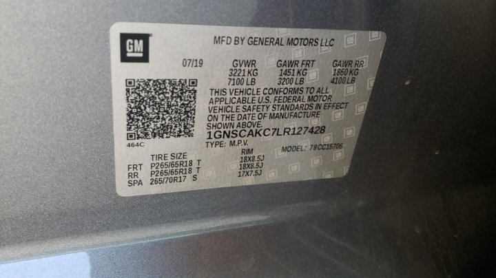 Chevrolet Tahoe C1500  LS 2020