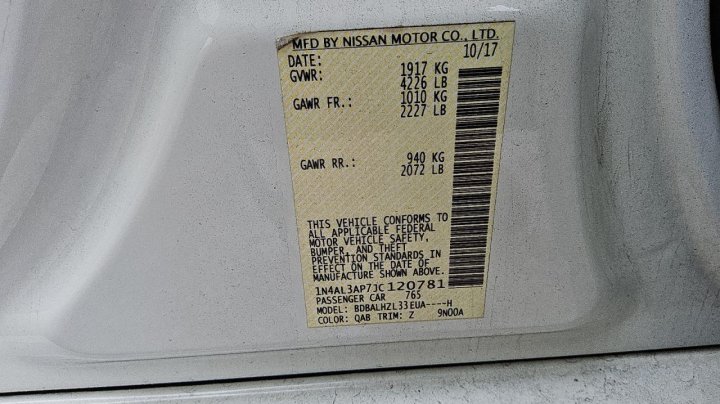 Nissan Altima 2.5 2018