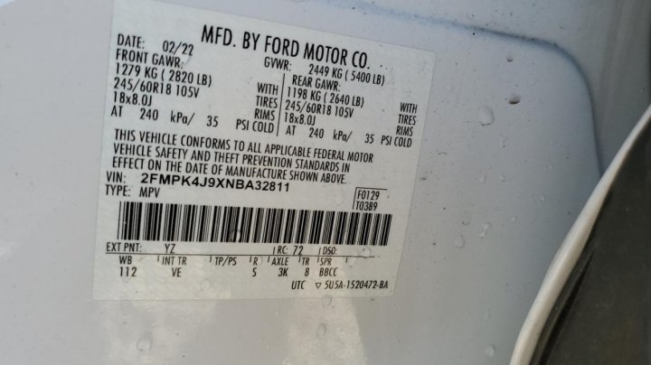 Ford EDGE SEL 2022