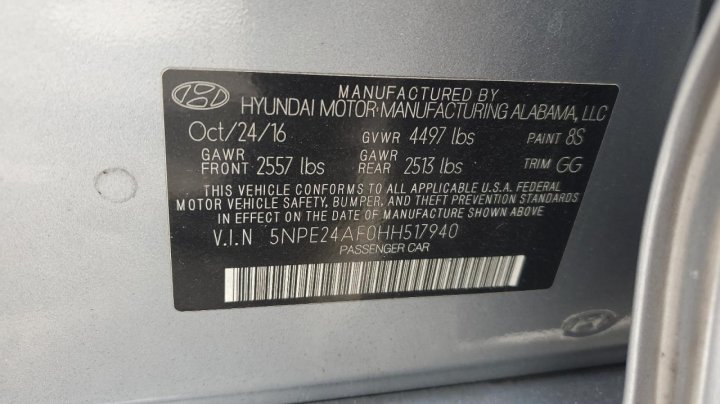 Hyundai SONATA SE 2017