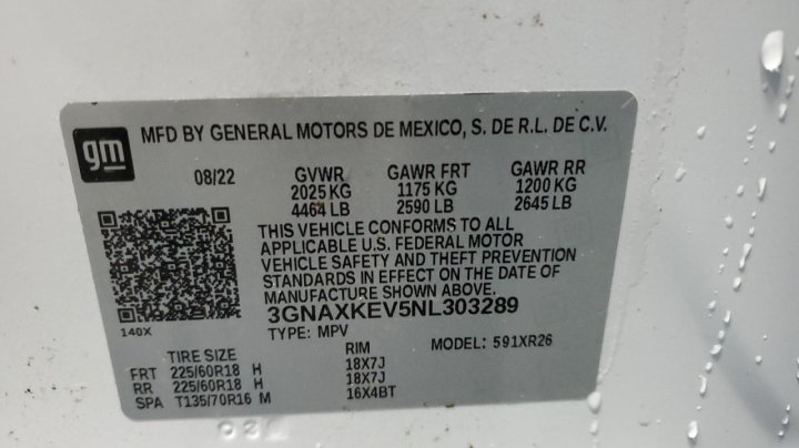 Chevrolet Equinox LT 2022