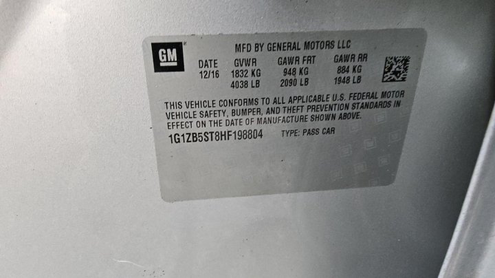 Chevrolet Malibu LS 2017