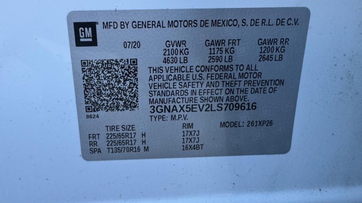 Chevrolet Equinox  2020