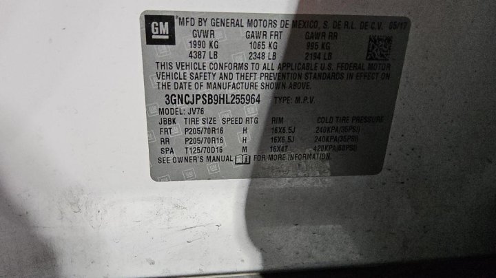 Chevrolet Trax 1LT 2017