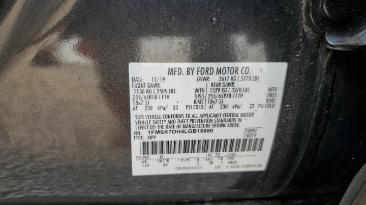Ford Explorer XLT 2020