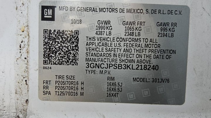 Chevrolet Trax 1LT 2019