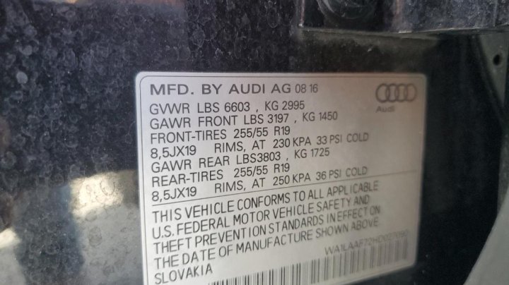 Audi Q7 PREMIUM PLUS 2017