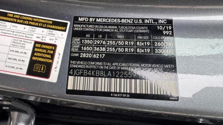Mercedes-Benz GLE-Class 350 4MATIC 2020