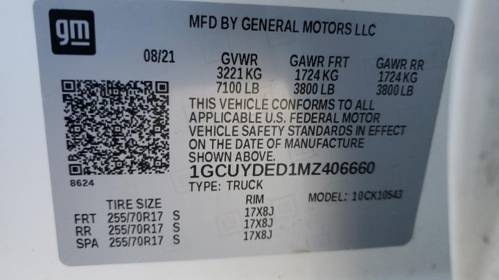 Chevrolet Silverado K1500 LT 2021