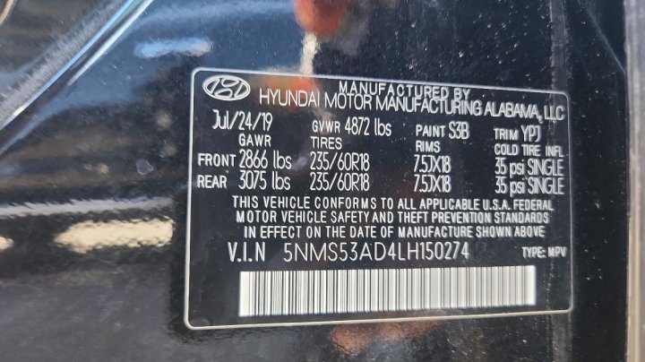 Hyundai SANTA  2020