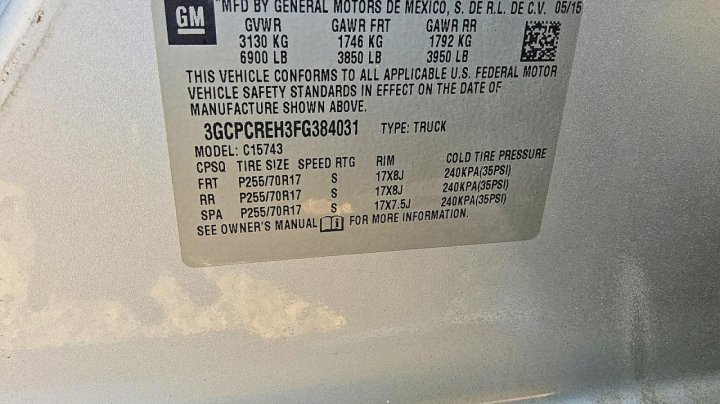 Chevrolet Silverado  2015