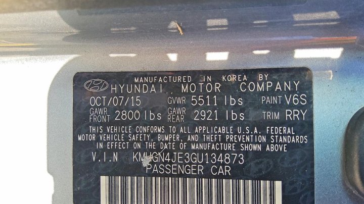 Hyundai Genesis  2016