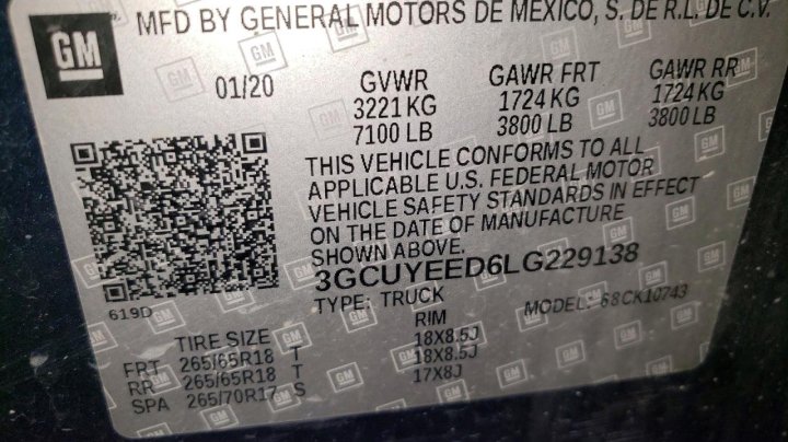 Chevrolet Silverado  2020