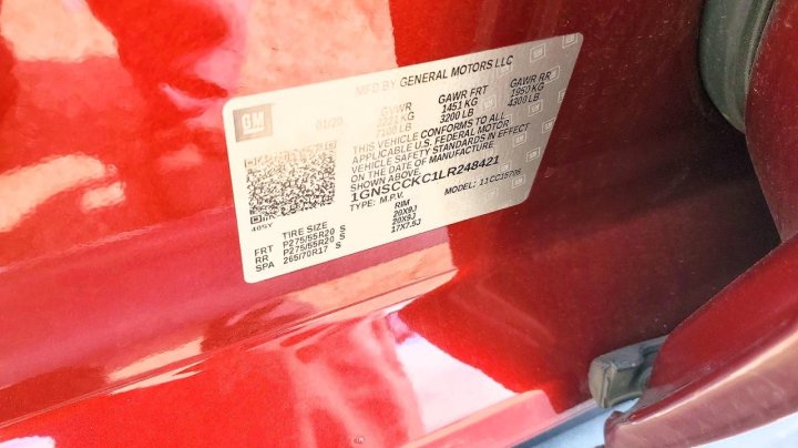 Chevrolet Tahoe  2020