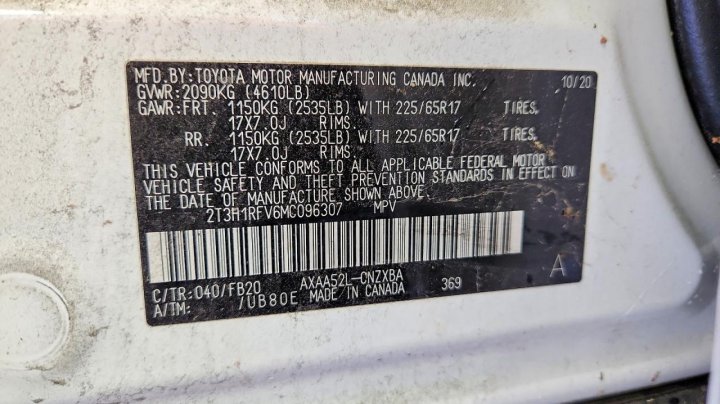 Toyota RAV4  2021
