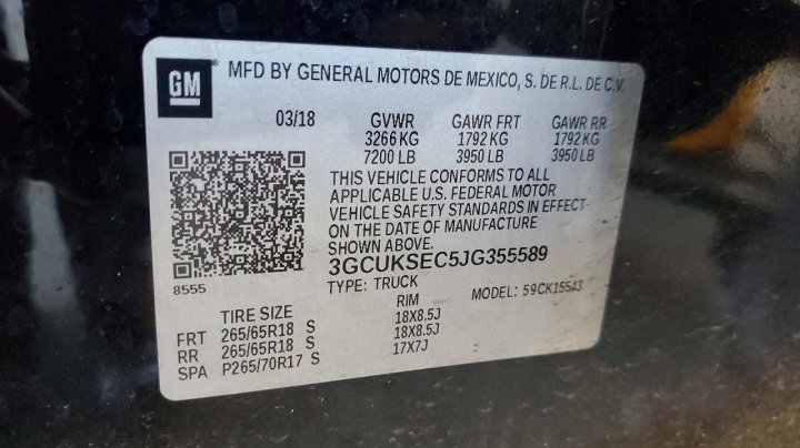 Chevrolet Silverado  2018