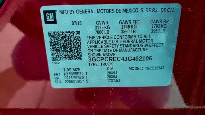 Chevrolet Silverado  2018