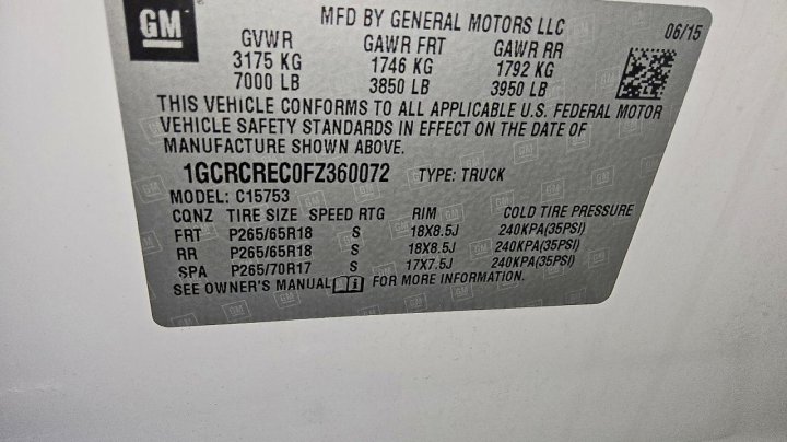 Chevrolet Silverado  2015
