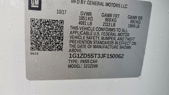Chevrolet Malibu  2018
