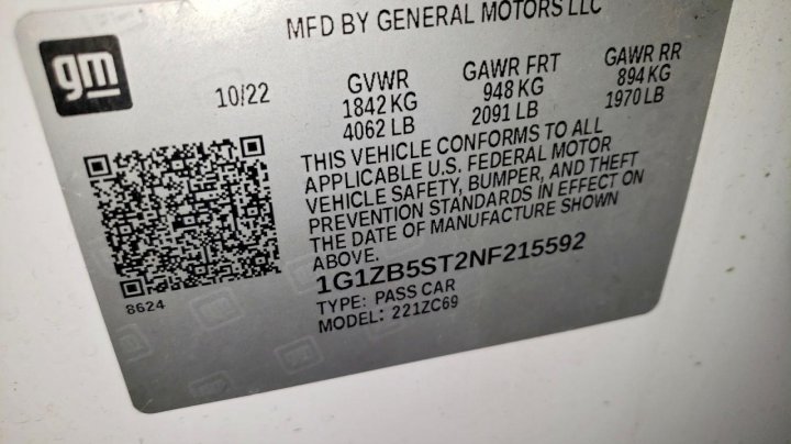 Chevrolet Malibu  2022