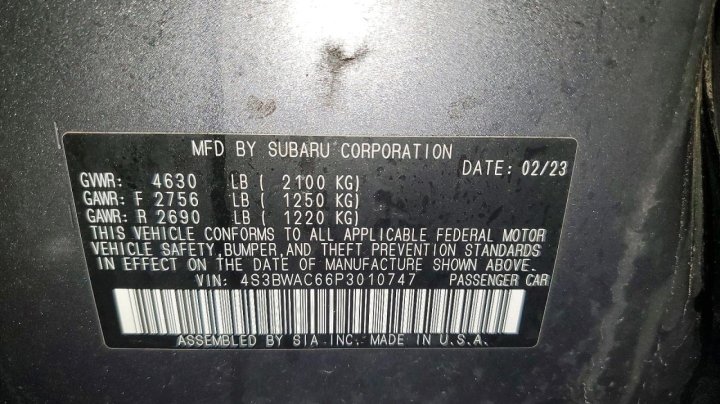 Subaru Legacy  2023