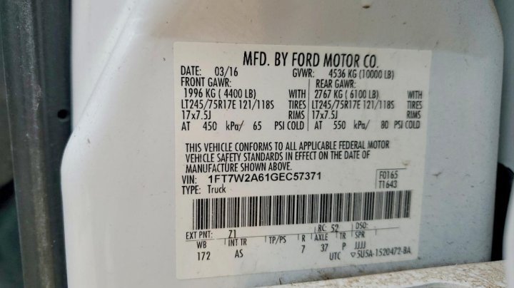 Ford F250  2016