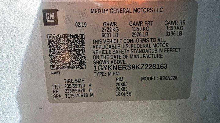 Cadillac XT5  2019