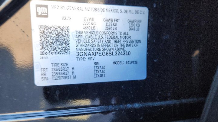Chevrolet Equinox  2025