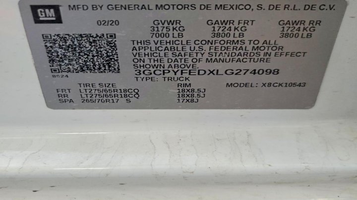 Chevrolet Silverado  2020