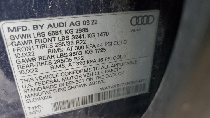 Audi Q7  2022