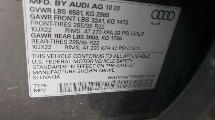 Audi Q7  2021