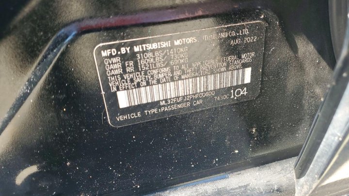 Mitsubishi Mirage  2023
